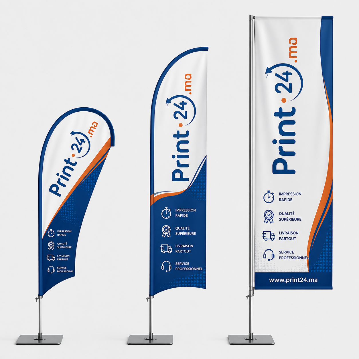 Panneau Drapeau Publicitaire