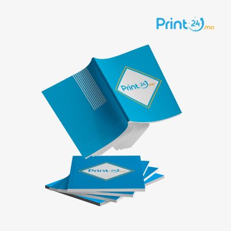 Brochure dos carré collé