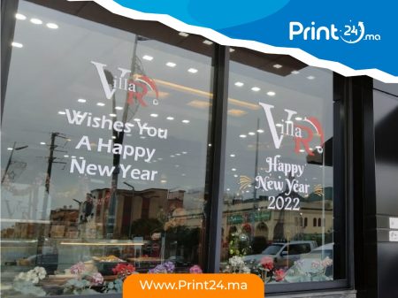 Décoration sur les vitres